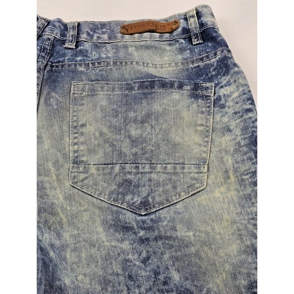 Evolution‎ Jeans Men's Size 36. Stone Washed Distressed Y2K Denim. - Picture 10 of 10
